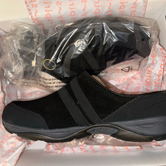 NWT Easy Spirit “Equinox” Black Suede Mules Size 11M - Picture 3 of 7